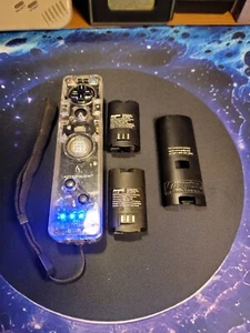 Afterglow Wii Transparent Remote Controller Energizer Backplate 2 Batteries - Picture 1 of 11
