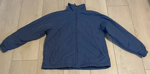 Lands End Squall Jacket Women's Size M Petite OHK42 Waterproof Windproof Blue - Picture 1 of 8