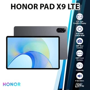 HONOR Pad X9 LTE Android PC Tablet (4GB+128GB, Octa Core, New, Global Ver.) - Picture 1 of 8