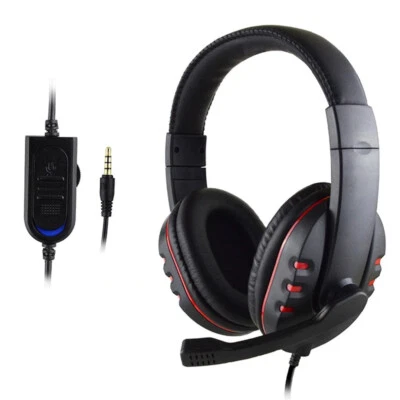 Hi-Fi Gaming Headset Computer Portable Earphone For PC PS4 Xbox One Mobile with  - Image 1 of 3