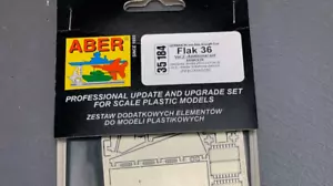 1/35 Aber 35184 Flack 36 Vol 2 Additional Armour to fit Dragon Ger AA PM0275 - Picture 1 of 3