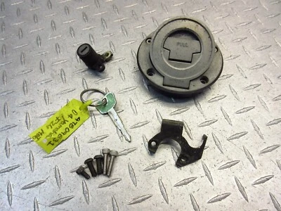 2004 04-09 Yamaha FZ6 FZ6R FZ6RC OEM Gas Cap Lock Key - Image 1 of 4