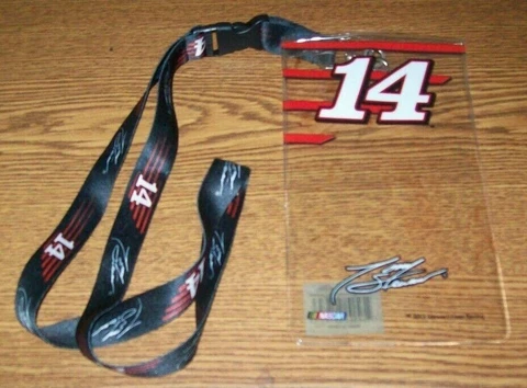 TONY STEWART #14 LANYARD KEYCHAIN & CREDENTIAL HOLDER SET OF 3 Cover
