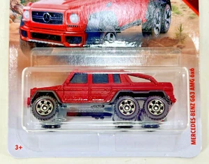 NEW Matchbox MERCEDES-BENZ G63 AMG 6X6 RED Die Cast metal Truck Collectible - Picture 1 of 7
