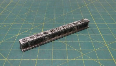 CMC NA-130 Aluminum Neutral Bar, 9 Position, CU9AL, 1/0-14 AWG, 6.25" Long - Image 1 of 4