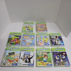 Lot of 11 Leap Frog Leapster Games Disney WallE Stars Wars Backyardigans  - Picture 1 of 9