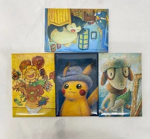 Van Gogh Museum x Pokémon Magnet set of 4 NEW 🚚✅ - Picture 1 of 2