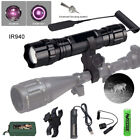 Hunting IR Light LED Flashlight 850nm/940nm Infrared Night LITE Zoom Scope Mount