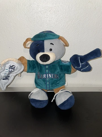 Seattle Mariners Baseball MLB Forever Collectibles Bear W/ Flag Rare Cover