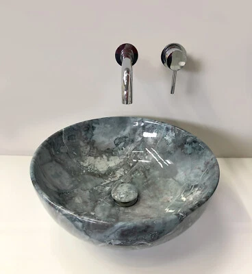 Keramik Waschtisch Gästebad Hand- Waschbecken Aufsatzwaschbecken Gästebad 41x41 - Bild 1 von 4