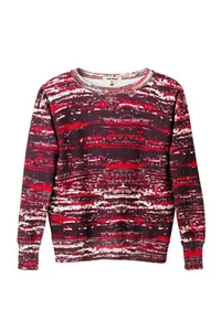 ISABEL MARANT pour H&M COTTON MULTICOLORED TIE-DYE PRINT SWEATSHIRT BLOUSE-38 - Picture 1 of 12