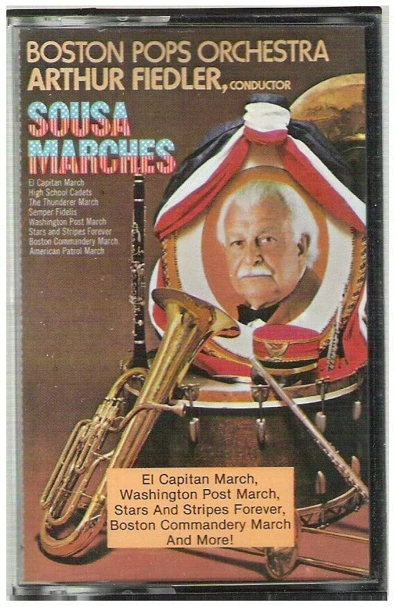 Sousa Marches - Arthur Fiedler/Boston Pops - audio cassette tape - Image 1 of 1