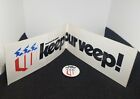 Keep Our Veep ! Autocollant slogan Americans for Agnew Nixon et bouton épingle