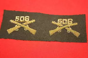 CUELLO DE LINGOTES DE INFANTERÍA AEROTRANSPORTADO EJÉRCITO DE ESTADOS UNIDOS 506TH 506 PIR INFANTERÍA REGT COPIA - Imagen 1 de 1