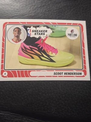 Scoot Henderson 2023-24 Panini - Stickers Sneaker Stars #41 (RC) - Image 1 of 2