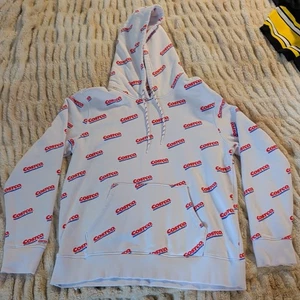 Kirkland Costco Logo All Over Print Hoodie Herren M, Damen L, Pullover weiß - Bild 1 von 6