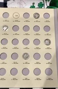 Silver mercury dimes collection 25 Coins Includes 1930-s. - Picture 1 of 3