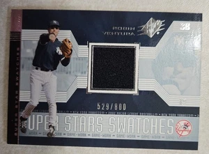 2002 Upper Deck SPx Super Star Swatches /800 Robin Ventura - Picture 1 of 2