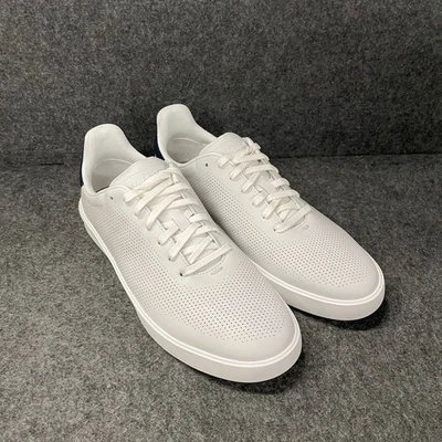 COLE HAAN Grand Cross Court Daily Laser Sneakers Men's Size 9.5 Optic  - Image 1 of 4