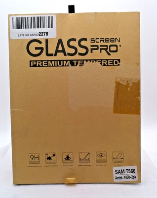 2 Ps Premium Tempered Glass Screen Protector Samsung Galaxy Tab Tablet SAM T560 - Image 1 of 2