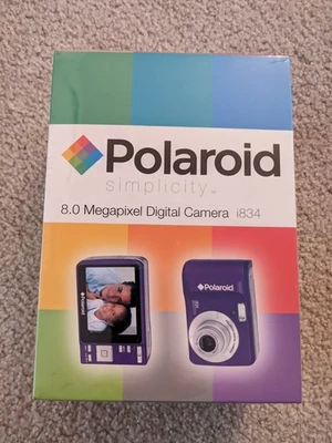 Polaroid i834 8MP 3X Optical/4x Digital Zoom Camera. 💜PURPLE. New In Sealed Box - Image 1 of 4