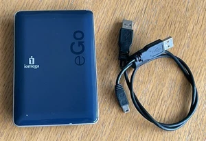 Disco duro externo portátil Iomega eGo 320 GB RPHD-UG azul - Imagen 1 de 3
