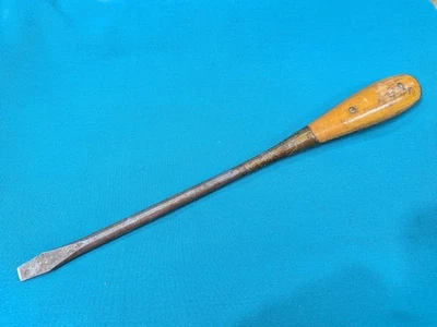 Vintage Irwin? Perfect Handle Screwdriver  14" x 7/16" Flathead - Image 1 of 4
