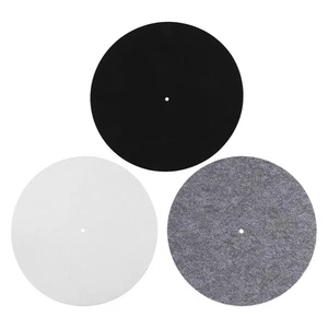 3 Stück Plattenspieler Filzunterlage Antivibration Turntable Matte Slipmat - Bild 1 von 12