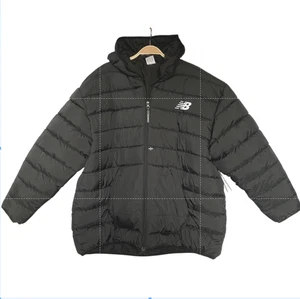 New Balance Mens Puffer Quilted Coat Jacket 3X Black Water Wind Resistant NWT - Picture 1 of 13