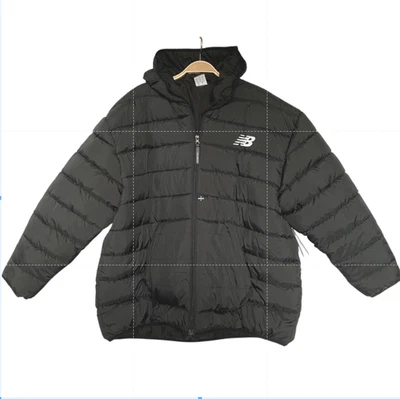 New Balance Mens Puffer Quilted Coat Jacket 3X Black Water Wind Resistant NWT - Image 1 of 4