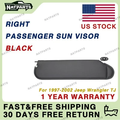 Parasol pasajero derecho sin luz compatible con Jeep Wrangler TJ 5EP34 LAZAE 97-02 Foto 1 de 4