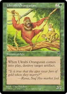 UKTABI ORANGUTAN x1 mtg VLP-NM Visioni 1 Unc - Foto 1 di 1