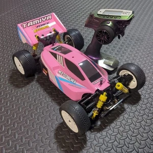 TAMIYA TT02B Chassis Full Set with MX6 Transmitter Custom K Tires Turnbuckle - Picture 1 of 14