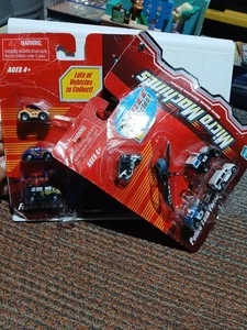 NEW DAMAGED PACKAGE Hasbro Micro Machines Flame Racers 2003 & Police Task Force  - Picture 1 of 9