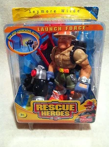 Rescue Heroes Launch Force Seymore Wilde Safari Expert Factory Sealed! - Foto 1 di 3