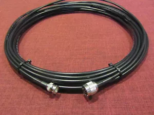 20' RFC240 Scanner Antenna Low Loss Coax Cable N male to BNC Male. - Picture 1 of 4