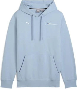 PUMA - Mens BMW MMS ESS+ Fleece Pullover Hoodie Sweatshirt | Blue Wash - Picture 1 of 2
