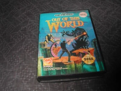 Sega Genesis Game OUT OF THIS WORLD AUTHENTIC - Image 1 of 4