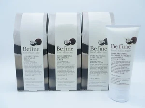 BEFINE FOOD SKIN CARE PORE REFINING TREATMENT SCRUB 3 OZ  (Lot of 3) - Picture 1 of 2