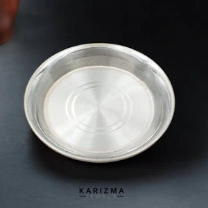 925 Real Silver Plate gifting Tilak teeka Pooja remedies for Daily use - Picture 1 of 5