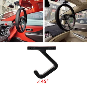 Gancho de 45° grados parabrisas cuna coche liberación rápida soporte para volante - Imagen 1 de 11