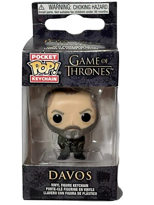 Funko Игра престолов карман POP Давос фигурка рюкзак тянуть брелок новый - Изображение 1 из 4