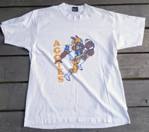 Vintage North Carolina A&T Aggies Football Short Sleeve White T Shirt Size XL - Picture 1 of 6