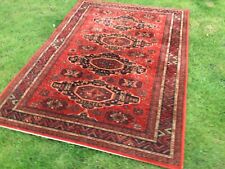 Vintage Royal Keshan Indian Persian Turkish Old Rug carpet mix Red colours