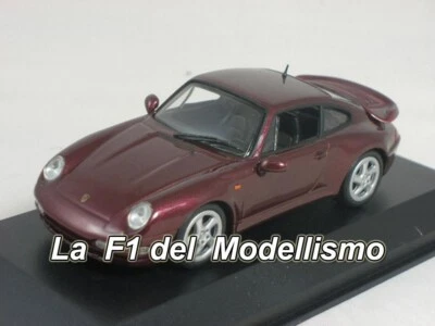 Minichamps Maxichamps Porsche 911 Turbo 993 red metallic 1993 1/43 940069200 - Immagine 1 di 3