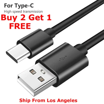 3FT USB Cable Type C Fast Charger For Samsung Galaxy S21 Plus S20 Note 9 10 20  - Image 1 of 3
