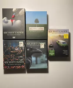 SIX FEET UNDER Complete TV Series Seasons 1-5 DVD LOT (1,2 Opened 3,4,5 SEALED) - Picture 1 of 24