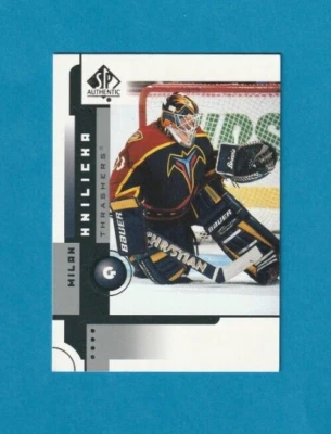 2001-02 SP Authentic # 4 Milan Hnilicka ATLANTA THRASHERS - Image 1 of 2
