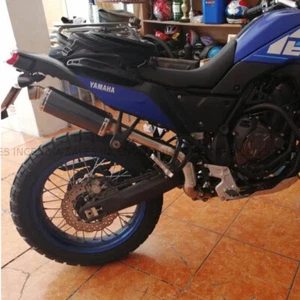 HIGH LEVEL Exhaust for Yamaha Tenere 700 XTZ700 Carbon Style 2019-2024 - Picture 1 of 6