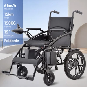 500W Electric Wheelchair Folding Long Range Lithium Power Motorised Foldable AU - Picture 1 of 24